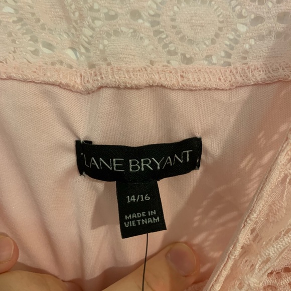 NWT Lane Bryant pink lace dress size 16 - Picture 3 of 6